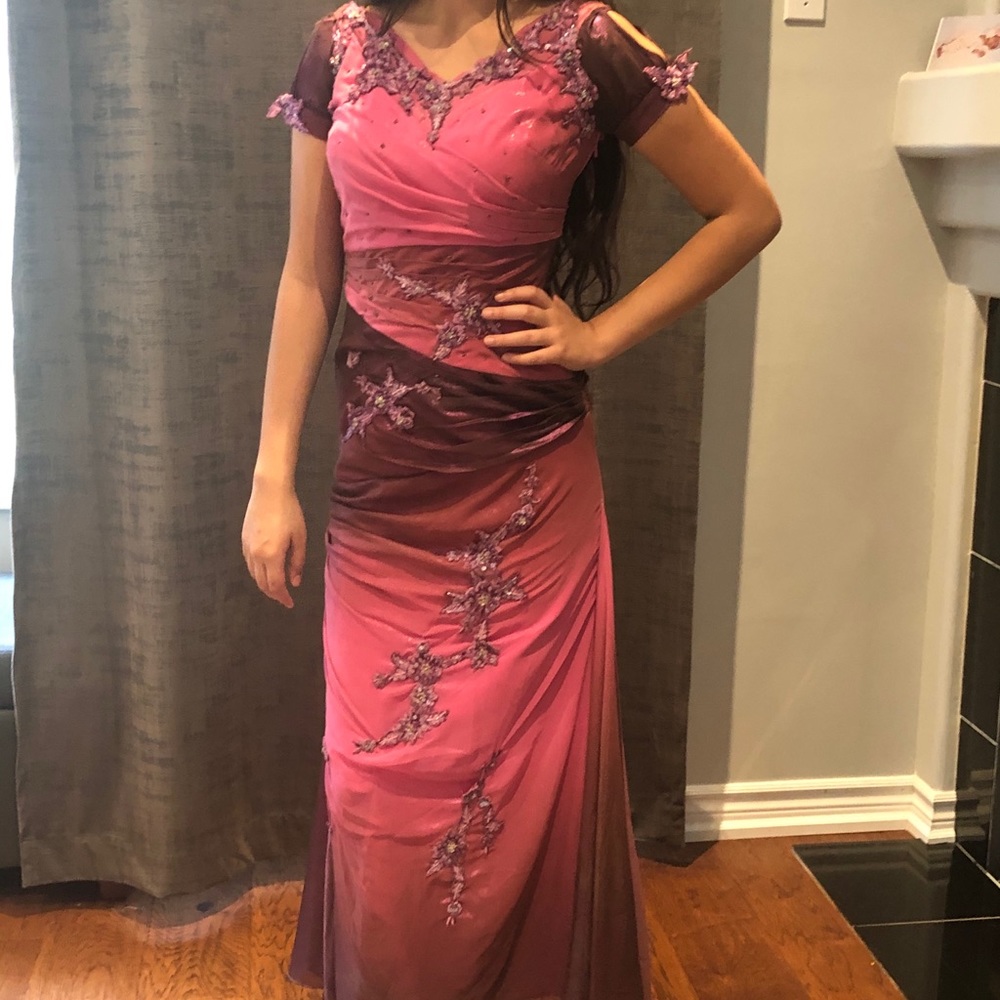 Juno Purple Wedding Dress
